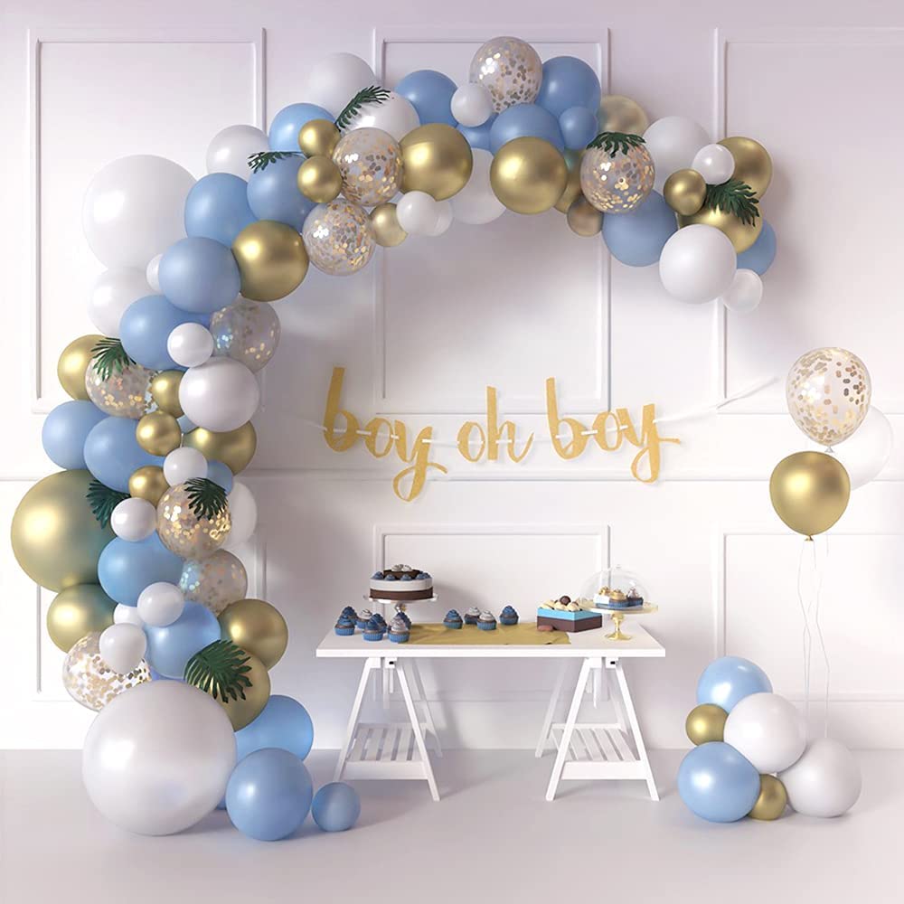 92pcs latex balloon suitable for baby shower, birthday party, and decoration