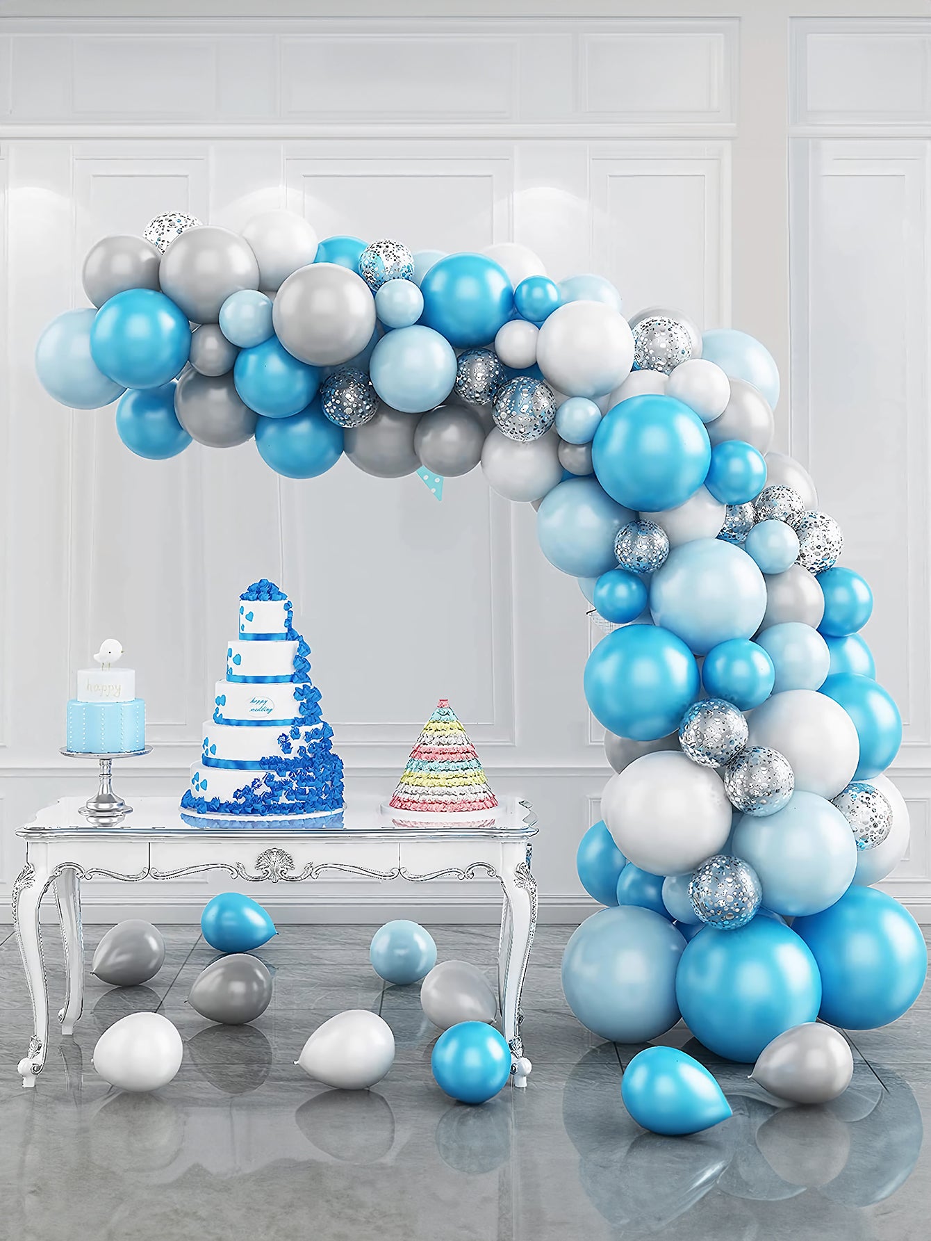 96pcs Latex balloon set for wendding party