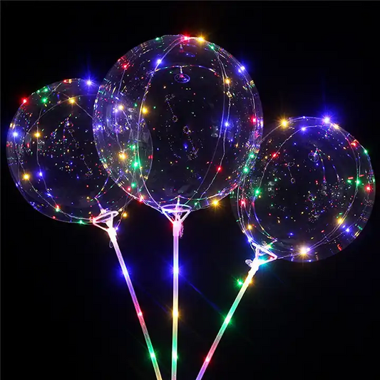 500 set of bobo balloon with LED light