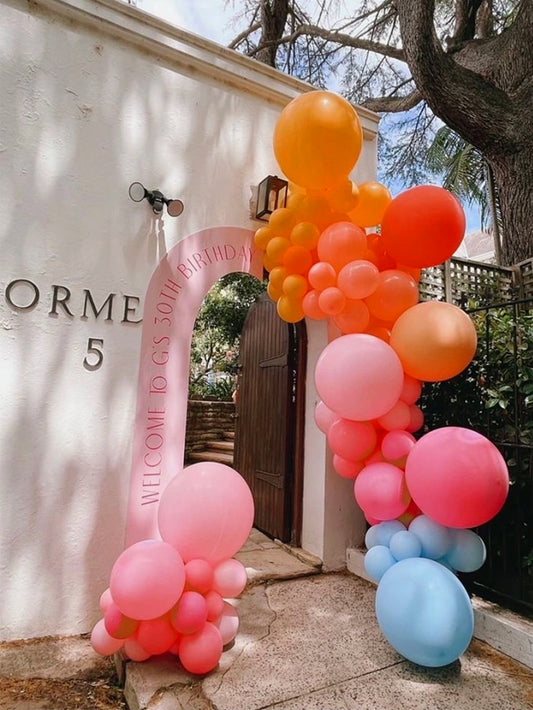 66pcs Latex balloon set Candy Colored