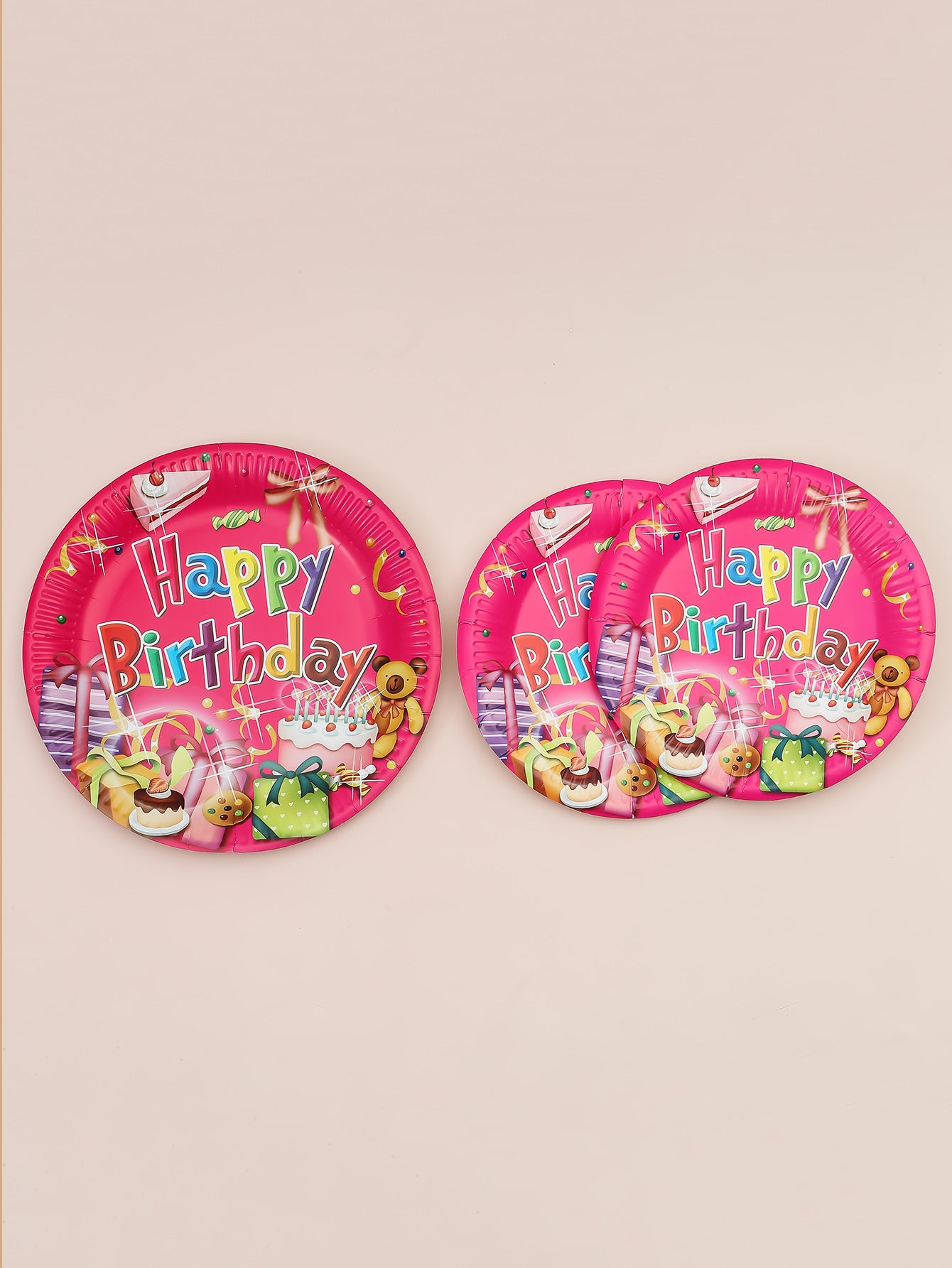 100pcs disposable paper tray suitable for celebrating birthdays