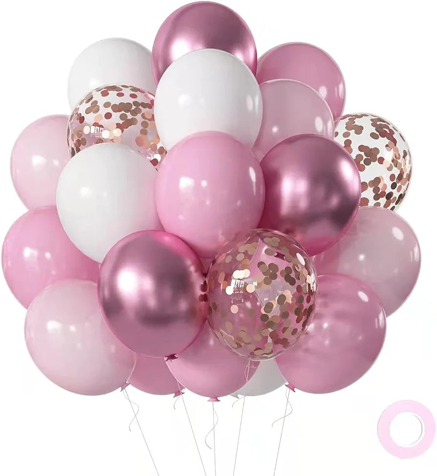 60pcs Latex balloon set for party