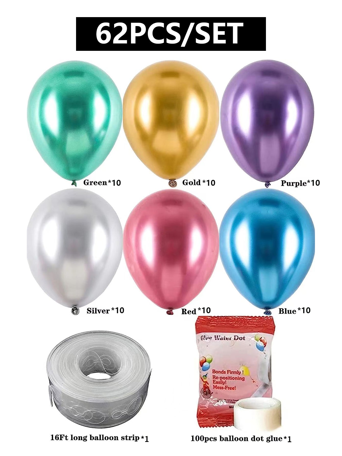 141pcs set latex balloon for Children's Parties